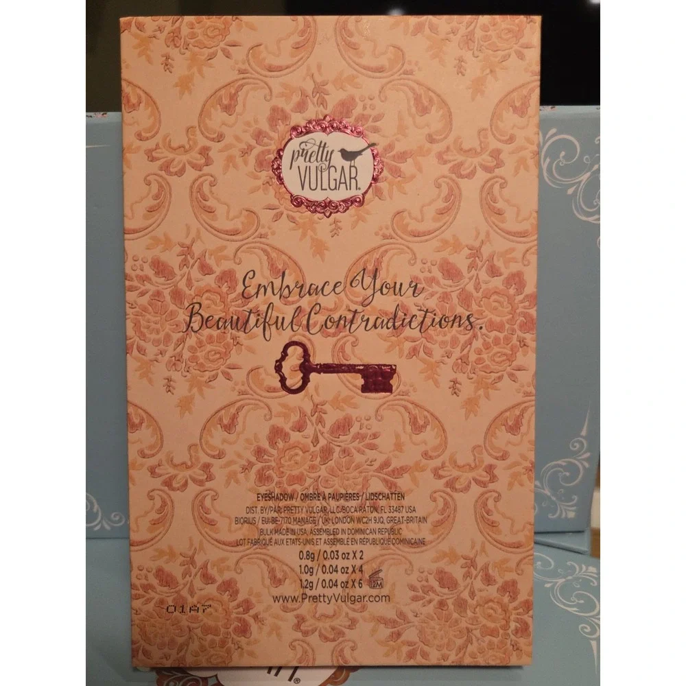 Pretty Vulgar PHOENIX RISING Eyeshadow Palette NIB Warm Shades Discontinued